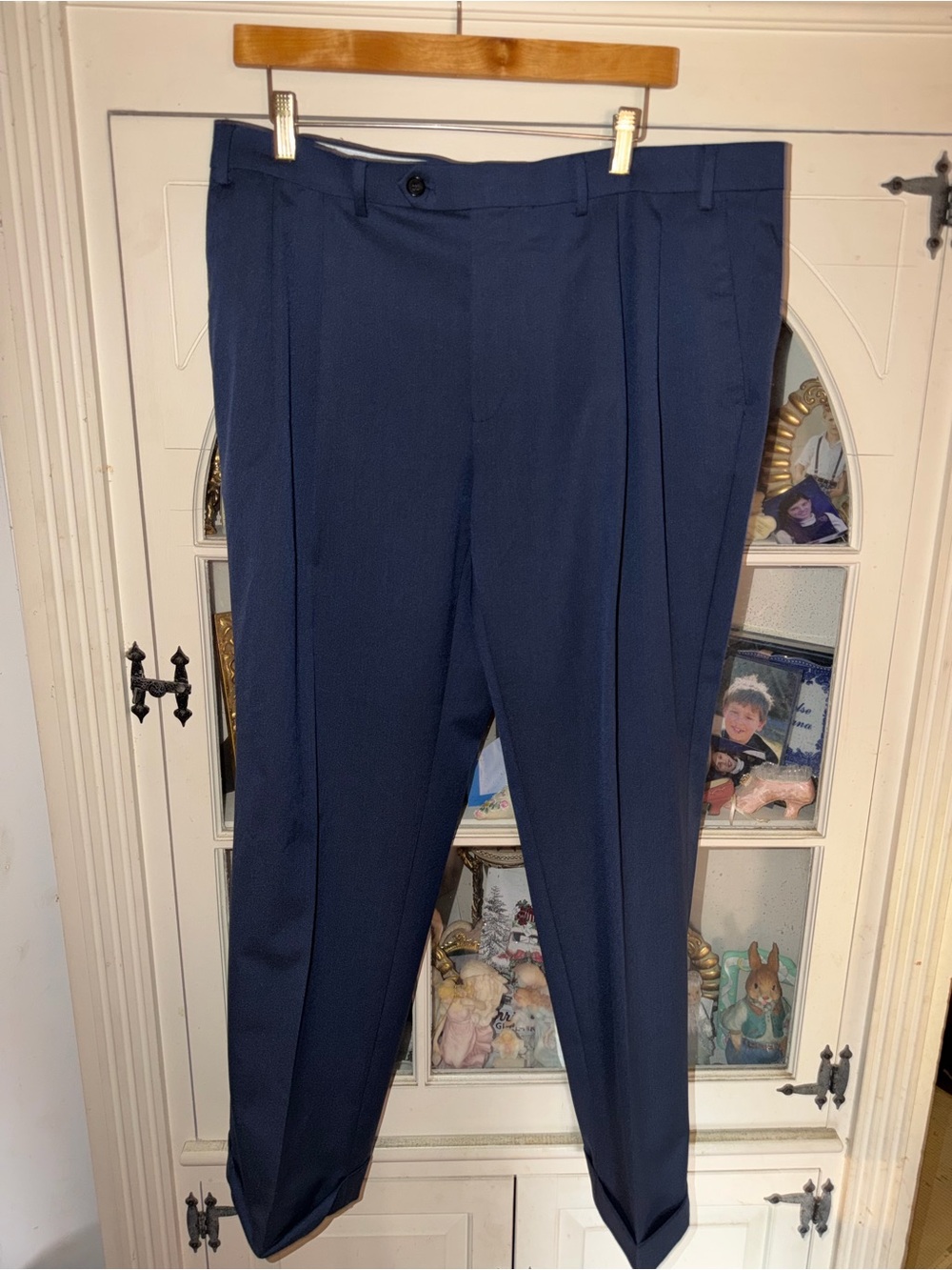 Ralph Lauren Men's Navy Dress Trousers